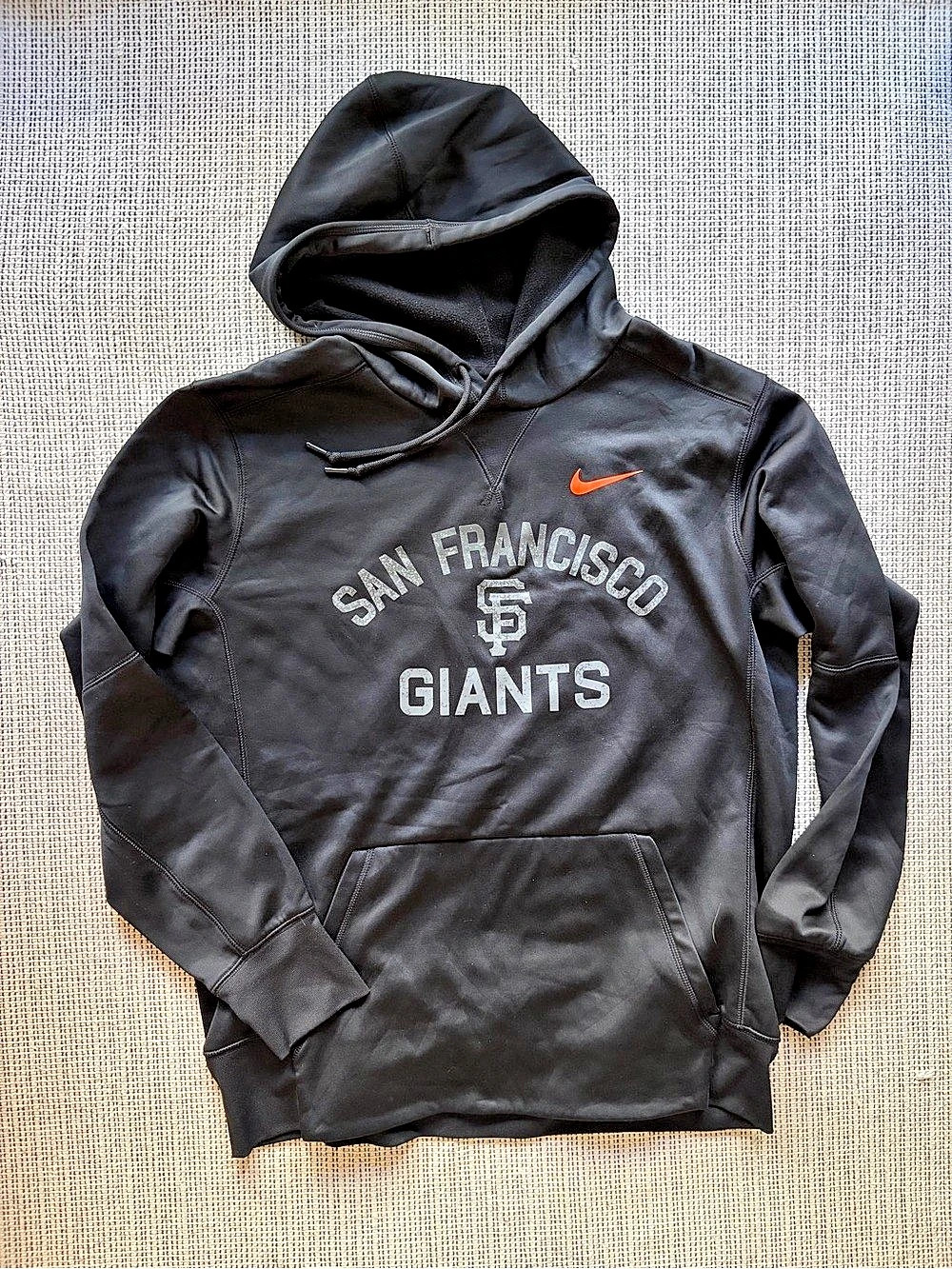 Nike San Francisco Giants MLB Dri-FIT Pullover Hoodie Black Medium